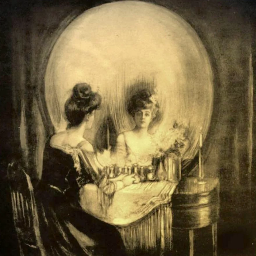 Фрагмент картины "Все суета" Чарльза Гилберта