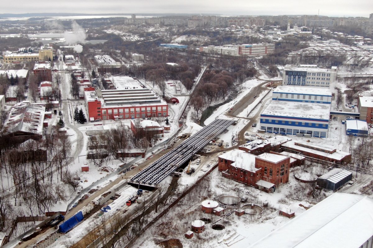    Во Владимире завершается строительство моста для Рпенского проезда