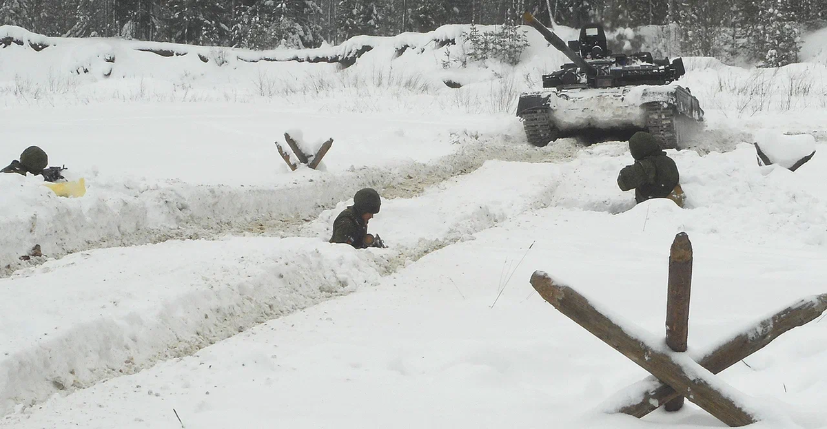 Обучение уничтожению танка