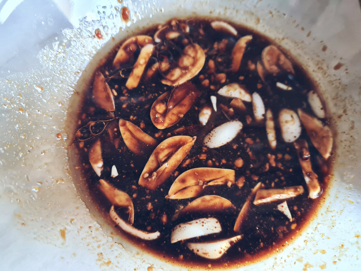 готовый маринад "Соевый" для шашлык из куриной грудки