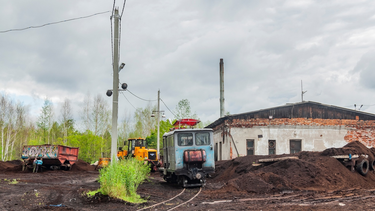 Самоходная электростанция ЭСУ2А-994, Мезиновское торфопредприятие, станция Сортировочная. 14.07.23