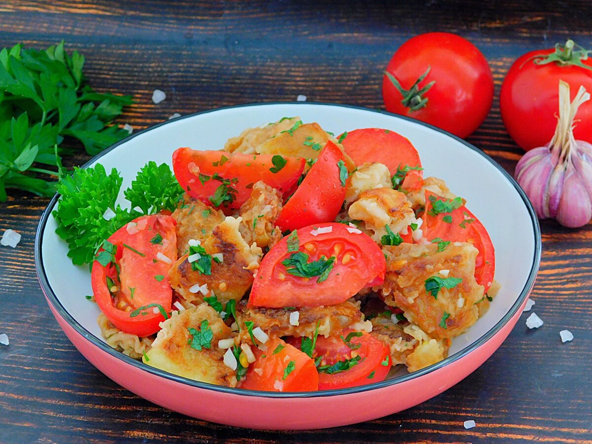 Салат из жареных кабачков — рецепт с фото пошагово