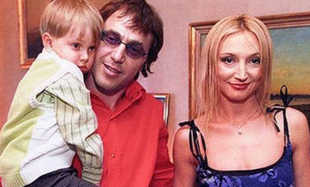 Руслан Байсаров с сыном Денни и Кристина Орбакайте