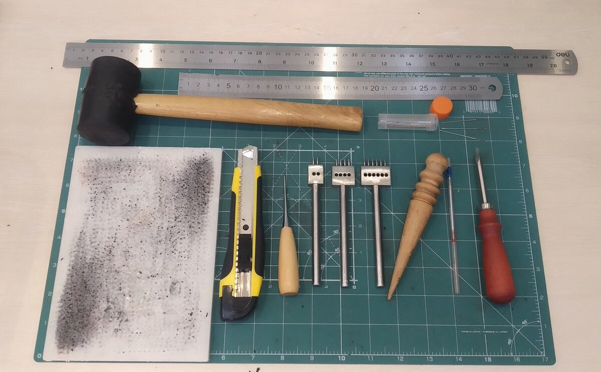 Мои инструменты для работы с кожей