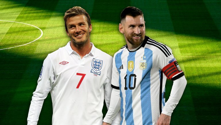    Дэвид Бекхэм и Лионель Месси.Getty Images, Global Look Press