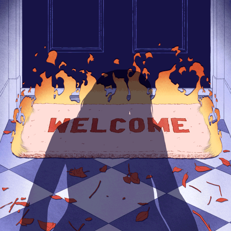 Максвелл экспериментирует и с простенькой анимацией. 