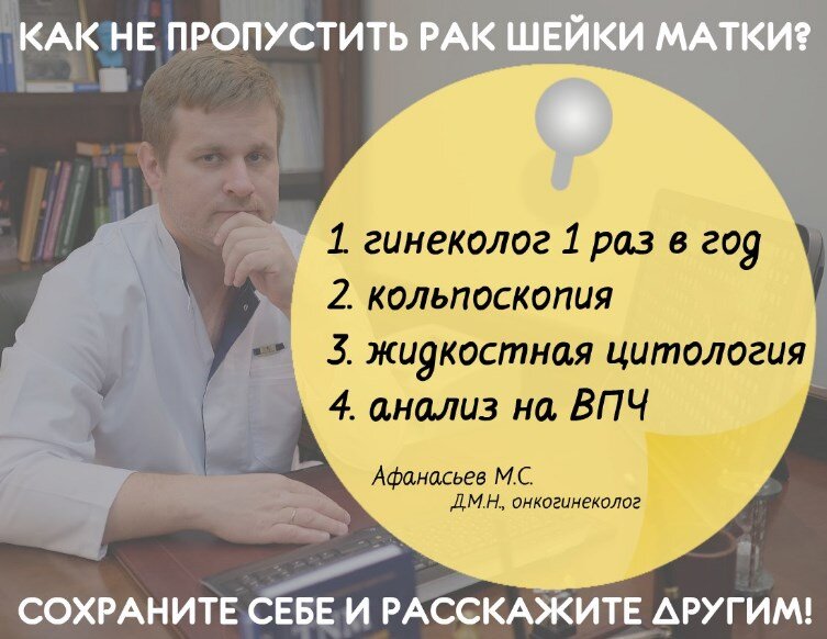 Гинеколог раз в год. Как избежать онкологии.