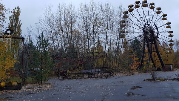 Осень в городе-призраке Припять или как выглядит постапокалипсис