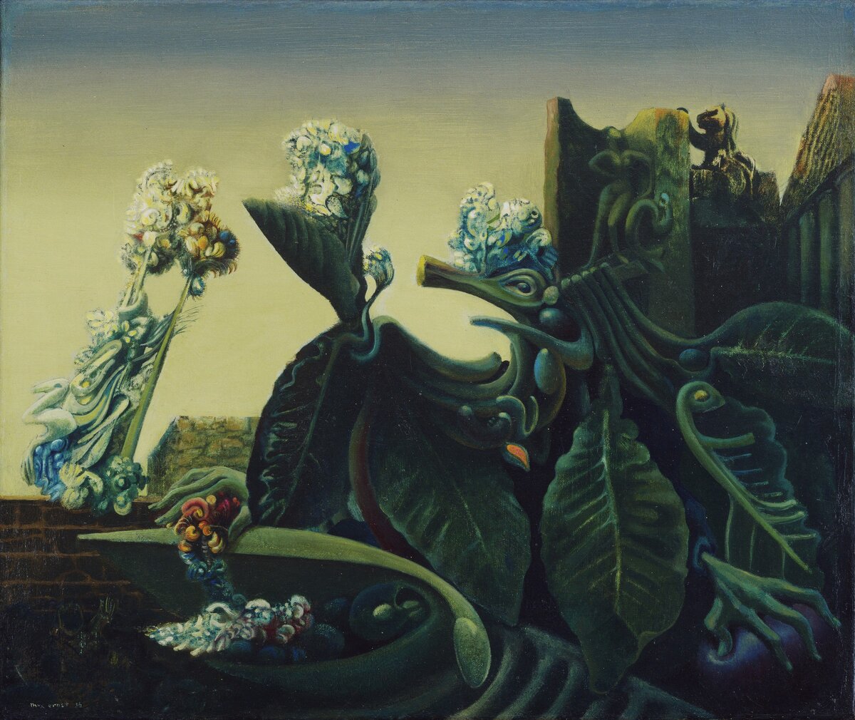 Макс Эрнст, "Отголоски нимфы", 1936