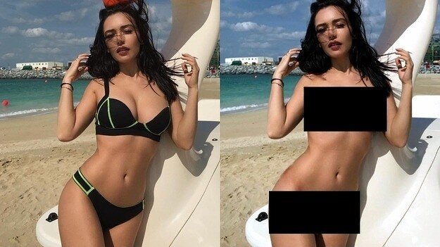Раздеть девушку по фото в хорошем качестве