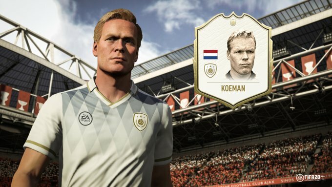 Рональд Куман в игре FIFA 20 (твиттер EA SPORTS)