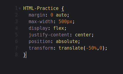 Html practice