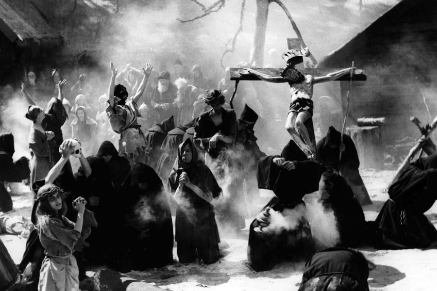 кадр из х/ф «Седьмая печать» (1957)