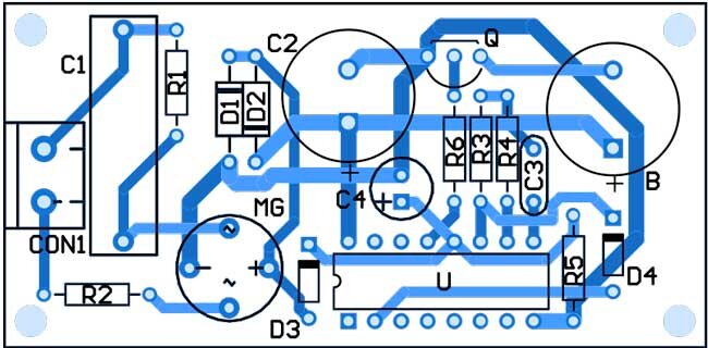 Печатная плата индикатора
