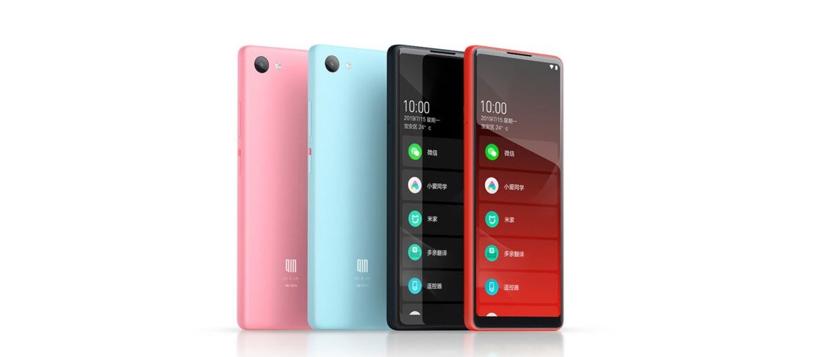 Xiaomi Qin 2 доступен в черном, красном, розовом и голубом цвете