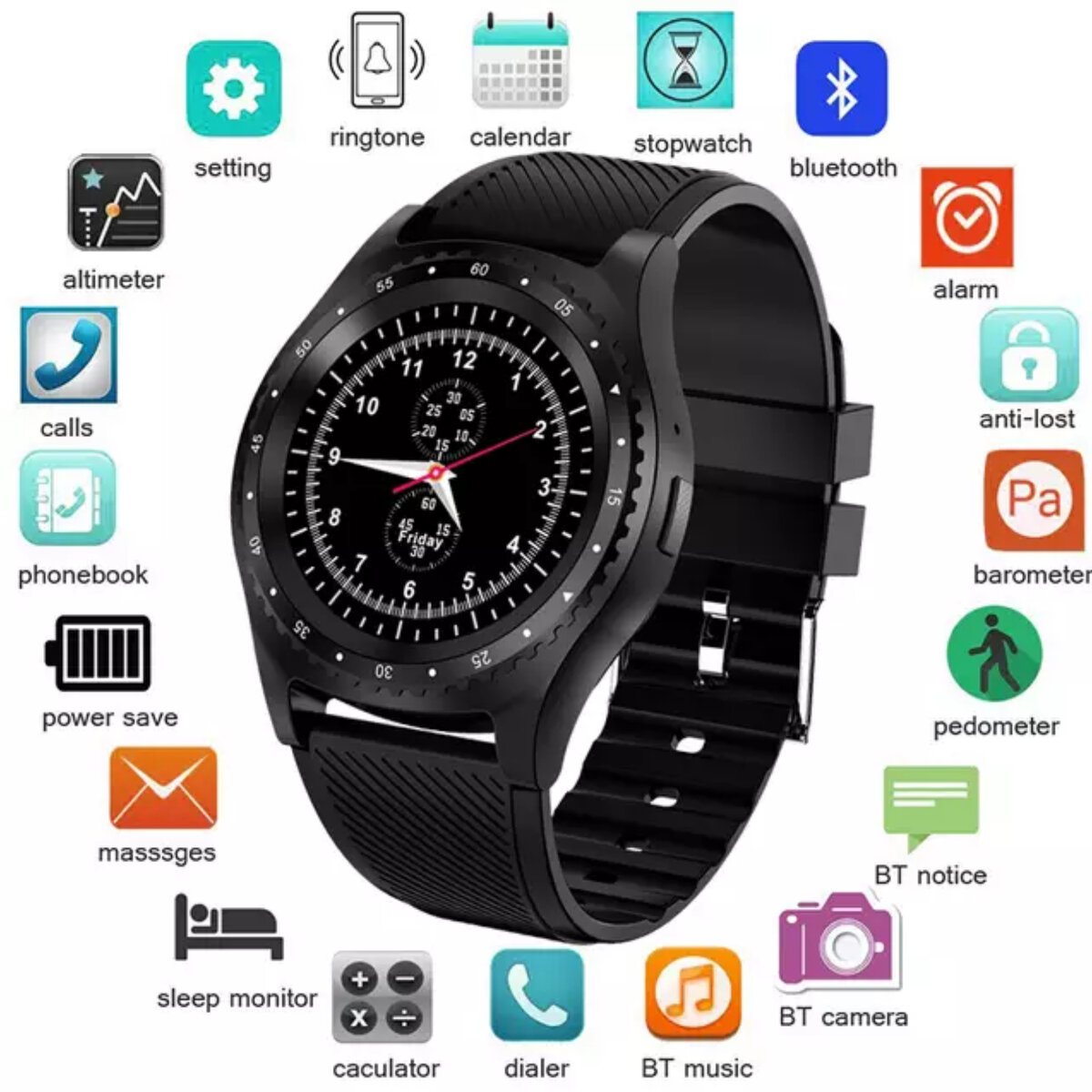 LIGE 2019 Новые смарт-часы для мужчин и женщин Bluetooth с сенсорным экраном водонепроницаемые спортивные Смарт-часы с поддержкой sim-карты Reloj inteligente + коробка. Силка здесь : http://ali.pub/3r8luo