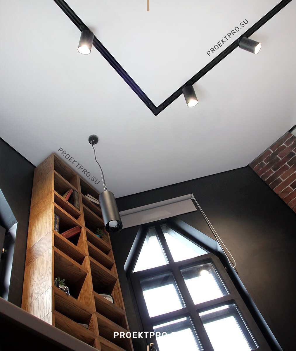 Теневой натяжной потолок от компании ProektPro для программы Фазенда на телеканале МИР.