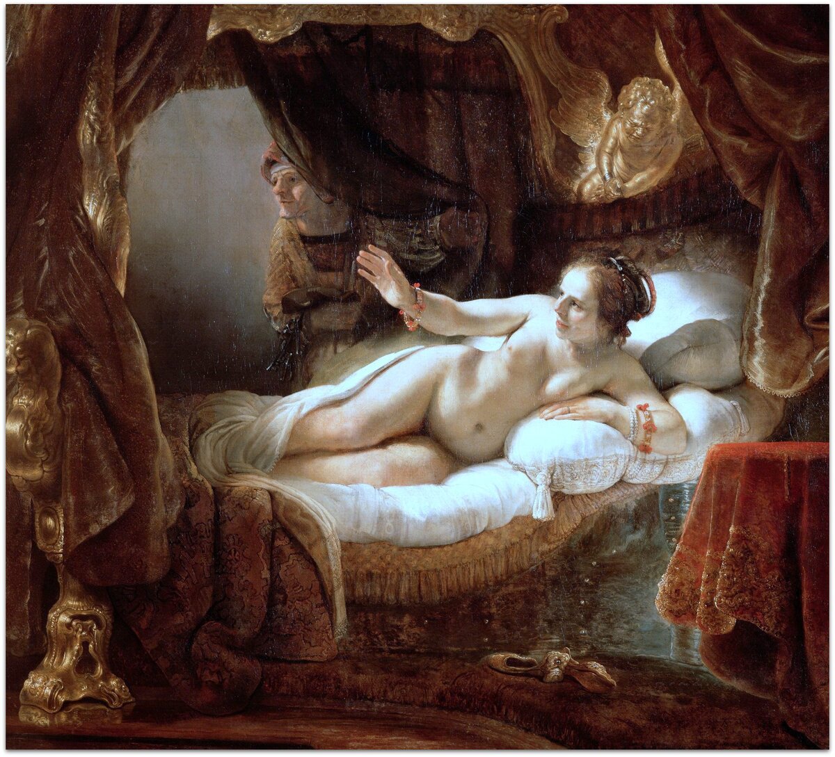«Даная» (1636—1647) — картина Рембрандта . Репродукции картин, взяты с сайта:https://gallerix.ru/