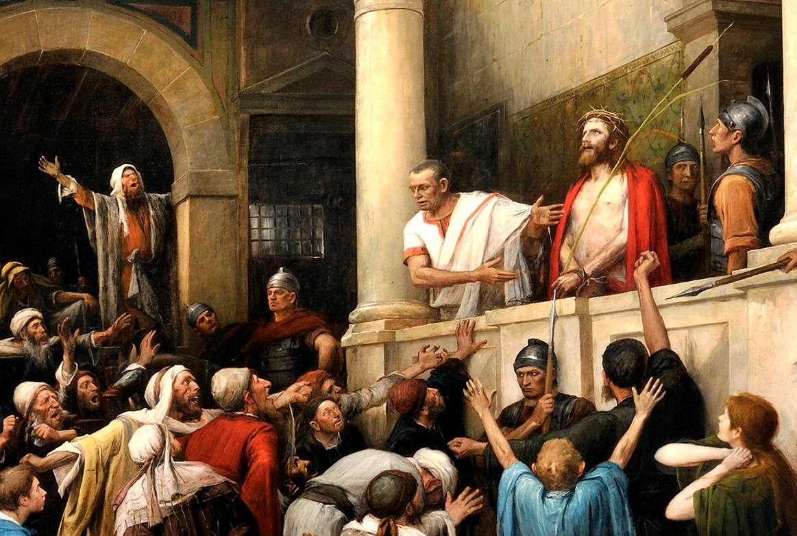 Пилат и Иисус. Источник: Яндекс картинки