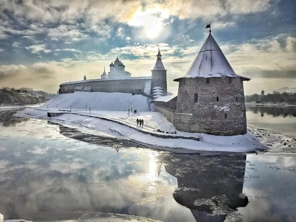 зимний Псков