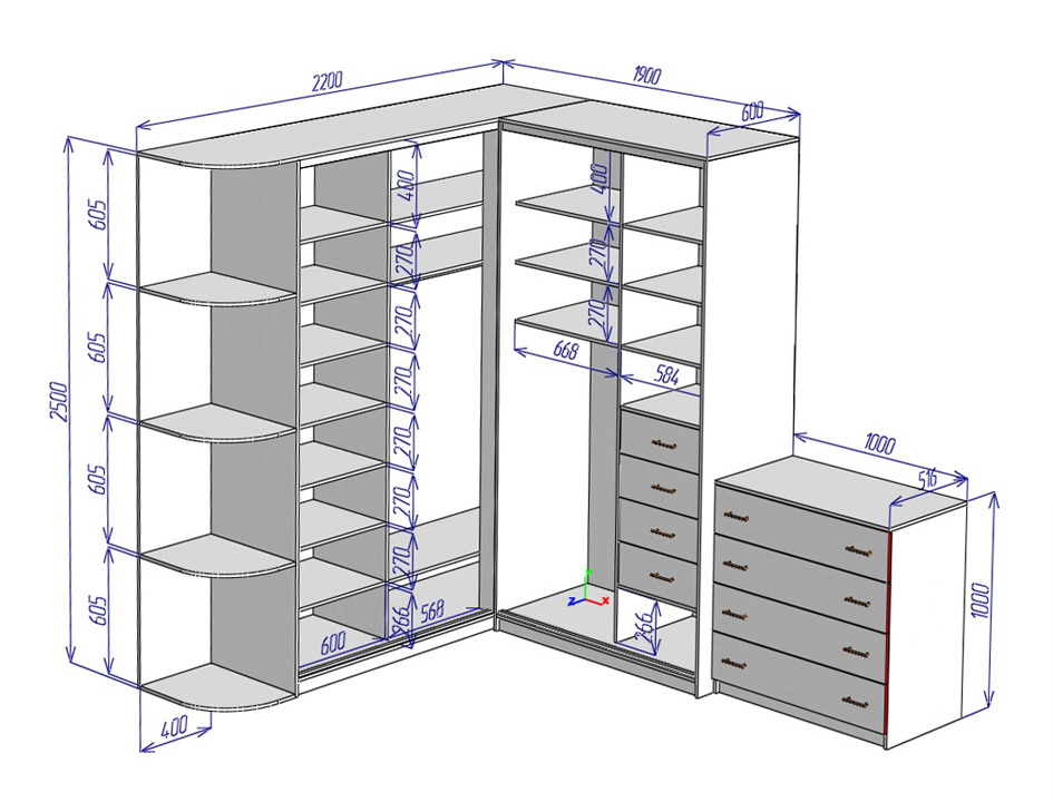 Сборка углового шкафа вегас