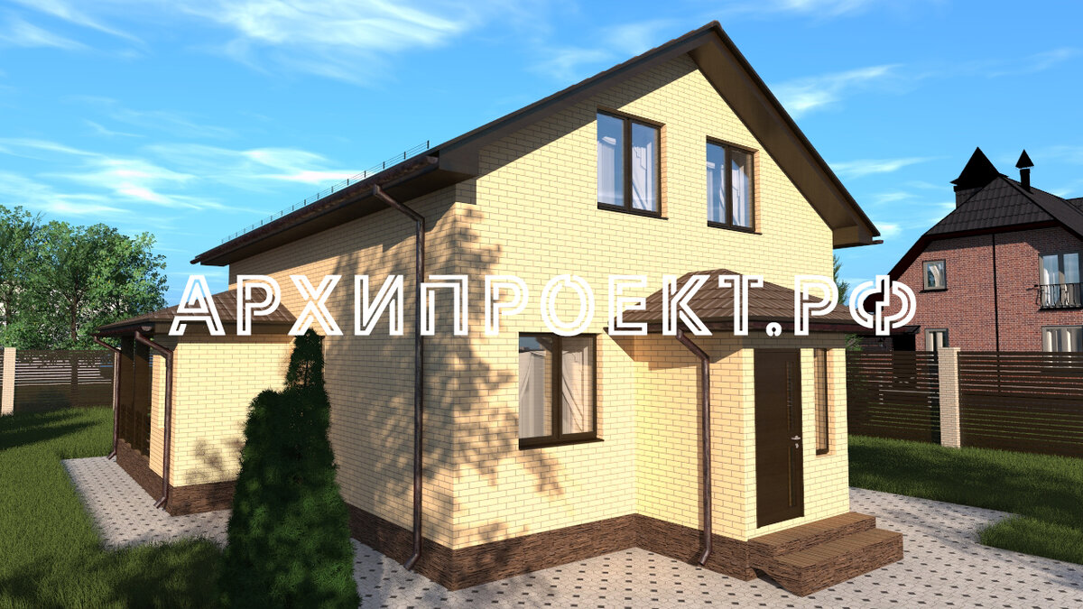 Перспективный вид на проект, АРХИПРОЕКТ.РФ