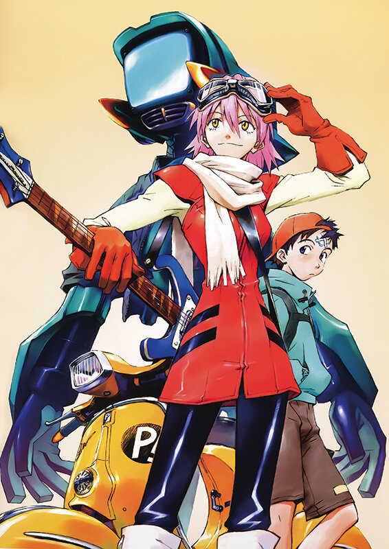 Робот-помощник, девочка с необычной гитарой и мальчишка, изо лба которого вылезают роботы. Что ещё нужно для счастья?