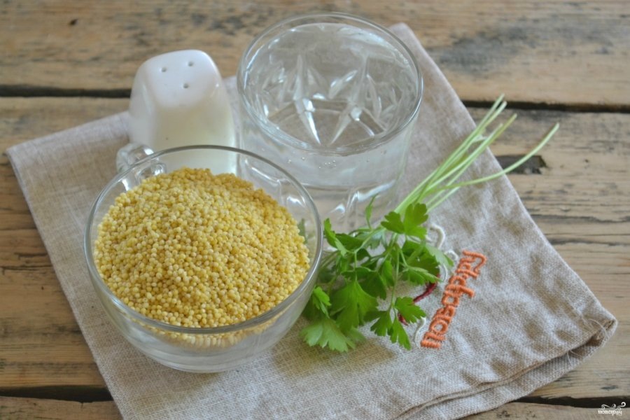 
Подготовьте все необходимые ингредиенты.