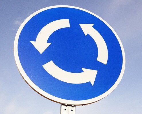 Знак 4.3 "Круговой перекресток"