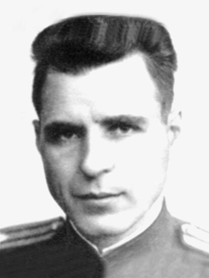 К.А. Казанец - командир 1-й роты отдельного саперного батальона