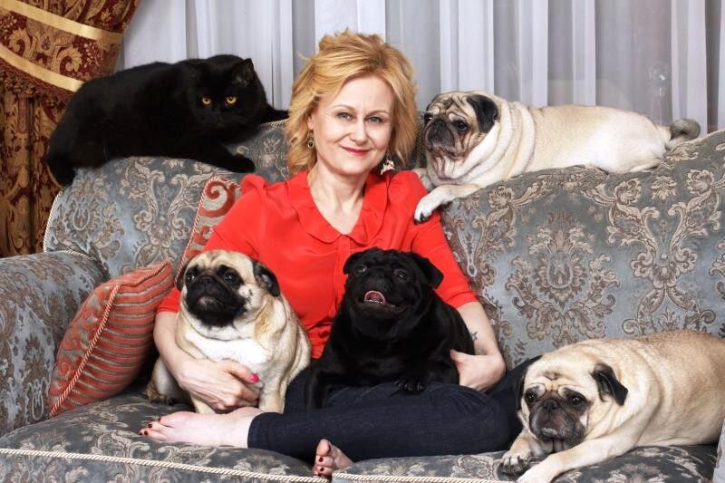 Сан Саныч  - аристократичный предводитель собачьей стаи Дарьи Донцовой. Фото vest-news.ru