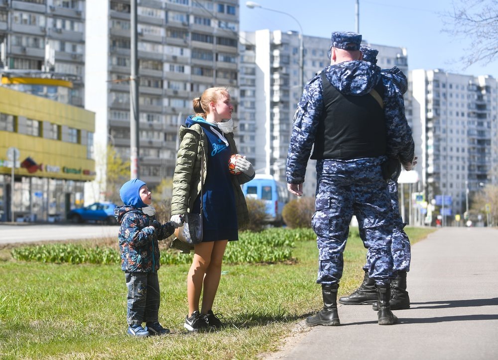 Самоизоляция в Москве.