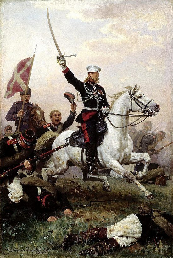 Н.Д. Дмитриев-Оренбургский «Генерал М. Д. Скобелев на коне», 188
