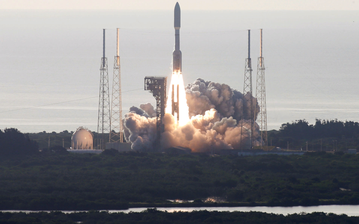 Ракета Atlas-5 с марсоходом Perseverance/Источник - яндекс картинки