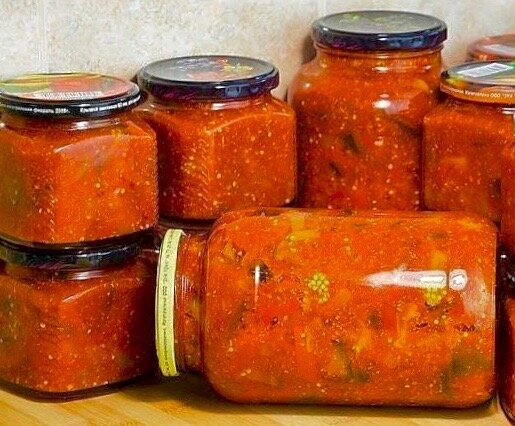 Баклажаны По-Ростовски с чесноком и хреном.
