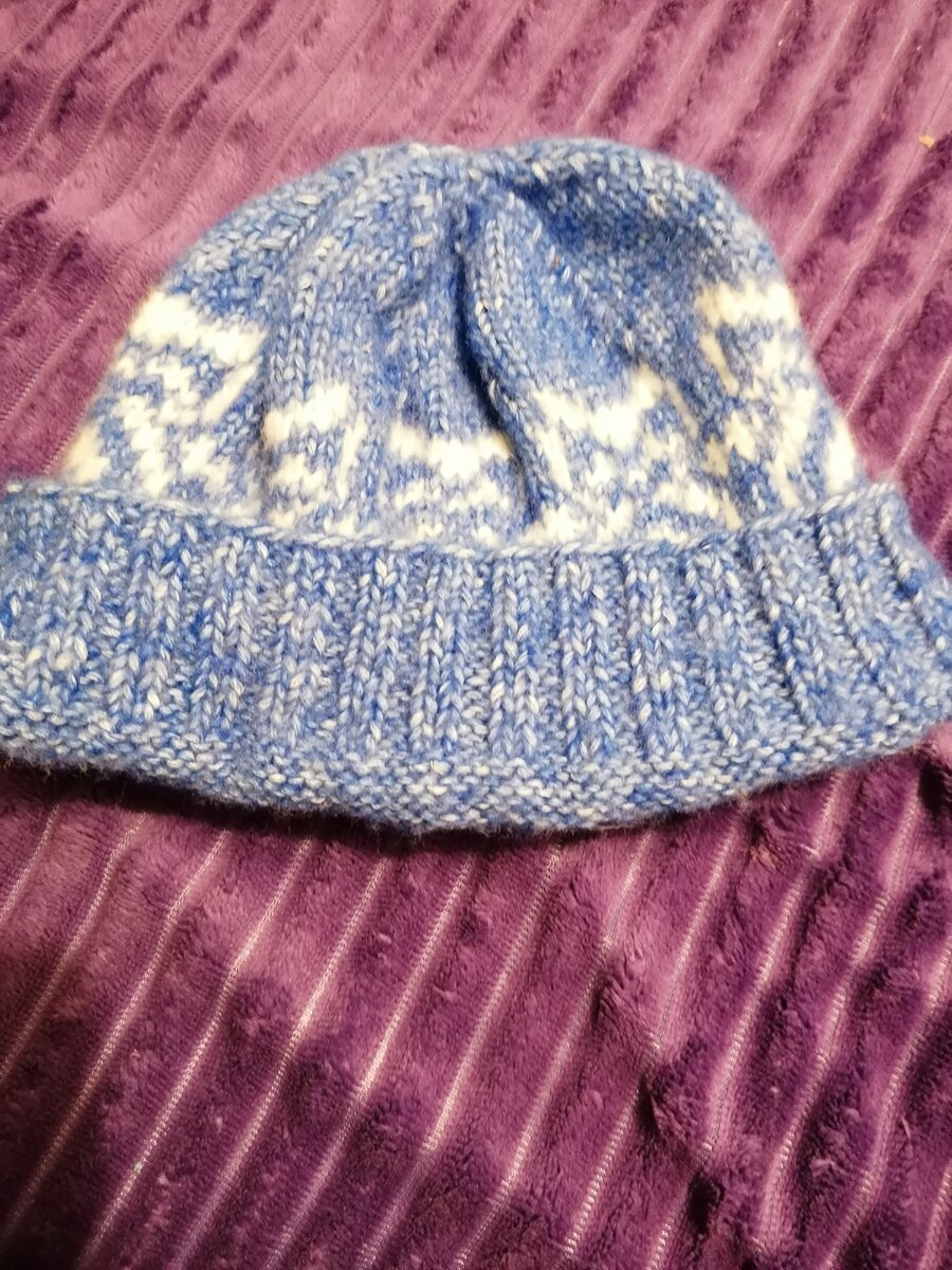 Вот такая шапка у меня получилась.