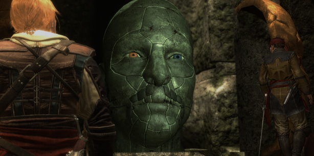 [Фото статуи мудреца, которую встречает эдвард в 4 АС].