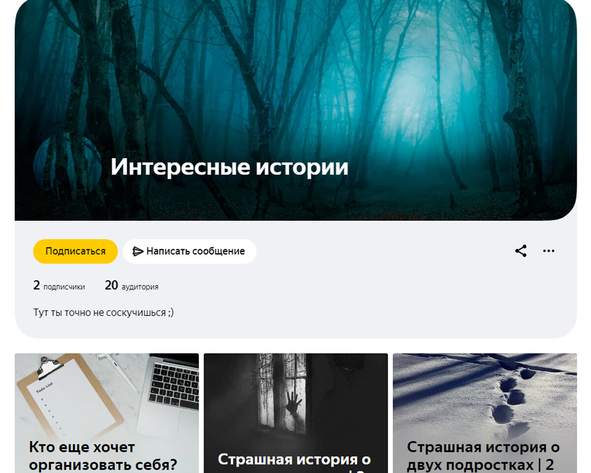 Блог. Мой тот блог, хотя и блогом не назовешь. Канал - да