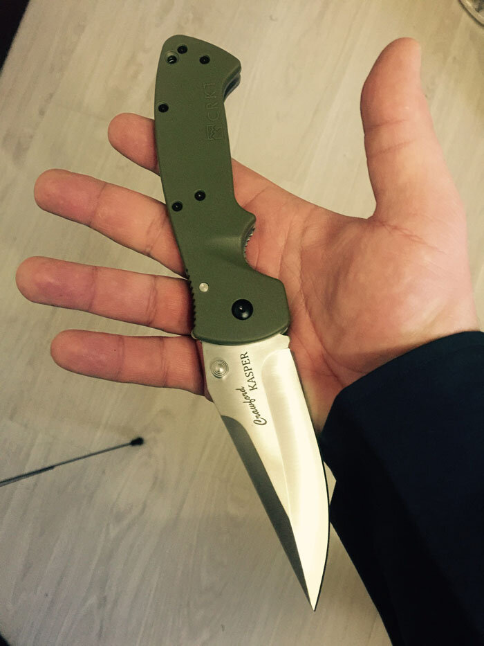 СКЛАДНОЙ НОЖ CRKT CRAWFORD KASPER OD GREEN 