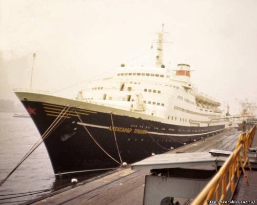 "Александр Пушкин", после постройки в 1965 году совершал рейсы на круизной линии Ленинград и Монреаль, а позднее, после переоборудования в Германии, теплоход начал совершать кругосветные морские путешествия с пассажирами из Германии, Великобритании и Франции. В 1992 году после кратковременного бездействия в порту Сингапур судно было продано компании «Shipping & General» и отправлено в Грецию для проведения капитального переоборудования, переименовав в «Marco Polo». В 2000 году судно перешло в собственность компании «Orient Line». Источник: http://korabley.net/news/2009-04-27-226