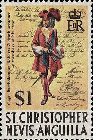 Чёрного Барта до сих пор помнят на Невисе и Св. Кристофере - не зря же печатают его изображение на почтовых марках