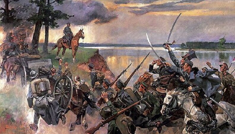 Эпизод Варшавского сражения 1920 года в представлении современного польского художника