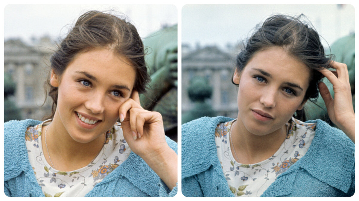 Изабель Аджани в 1970-е. Источник фото для коллажа kinopoisk.ru и сервисы Яндекс