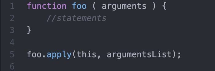 Применение apply
