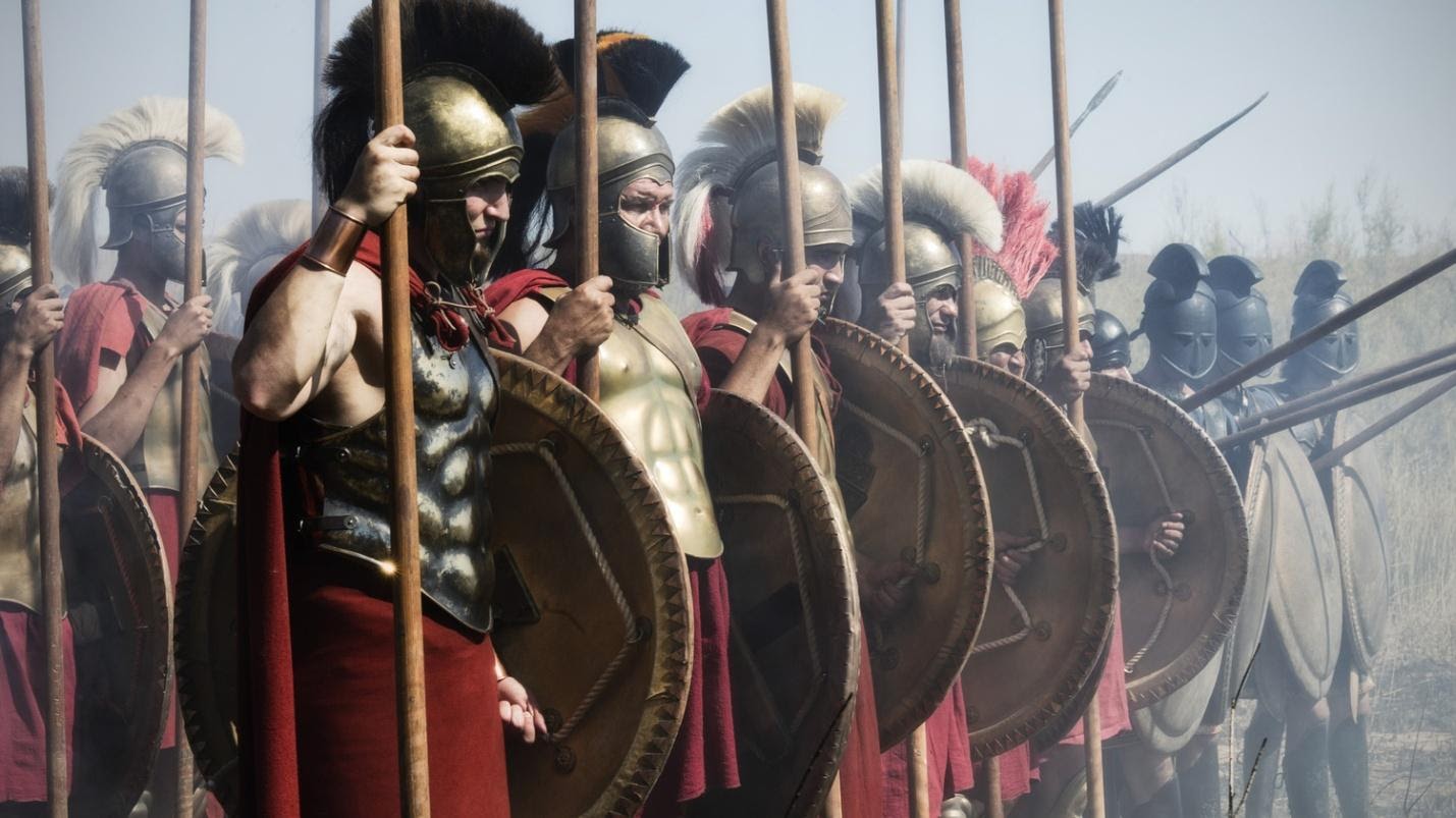Воины древней Греции Спарта