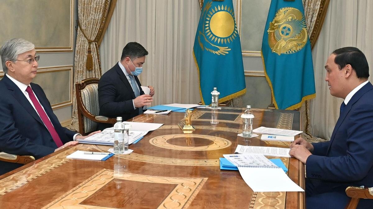    Ербол Карашукеев на приеме у Касым-Жомарта Токаева:Акорда