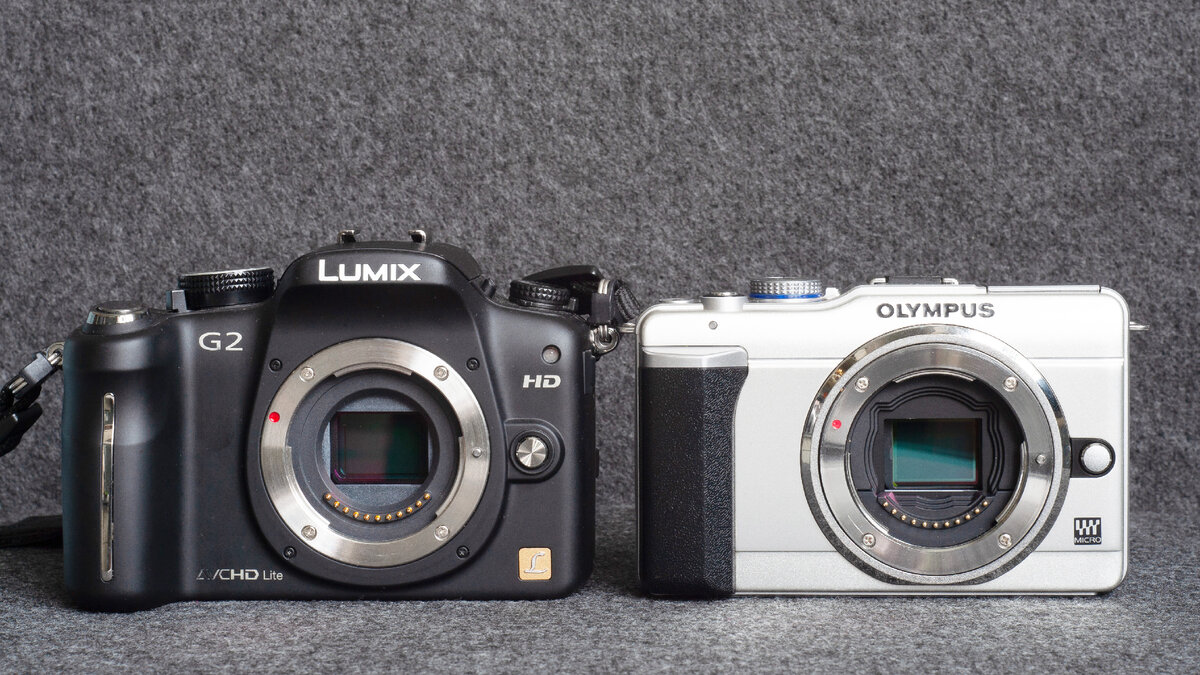 Panasonic Lumix DMC-G2 и Olympus E-PL1