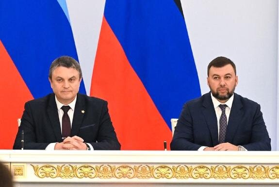    Денис Пушилин и Леонид Пасечник. Фото с сайта Кремля.