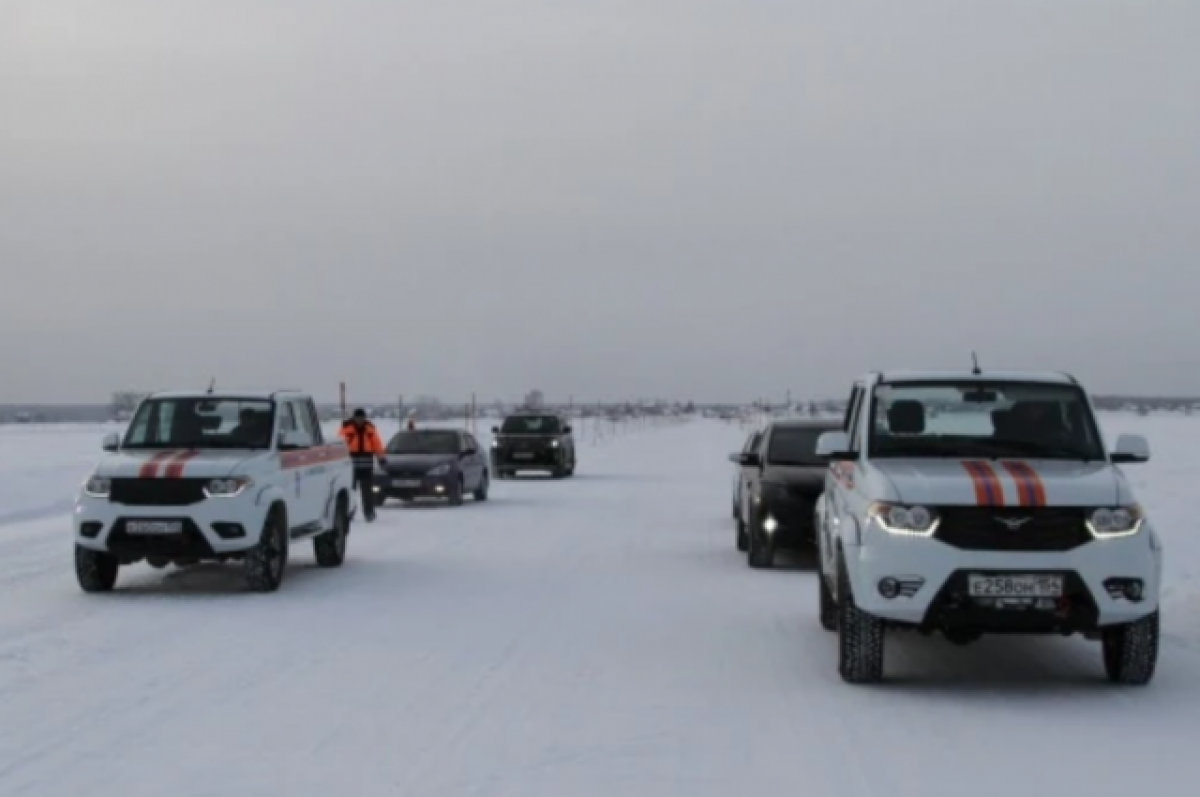    В Новосибирской области открыли вторую переправу через Обское море