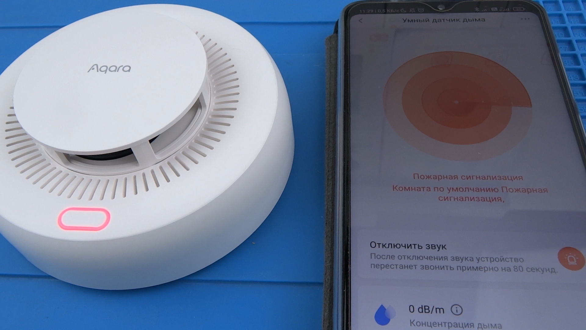 Умный датчик дыма Aqara JY-GZ-03AQ глобальная версия обзор Aqara Smart  Smoke Detector ZigBee 3.0